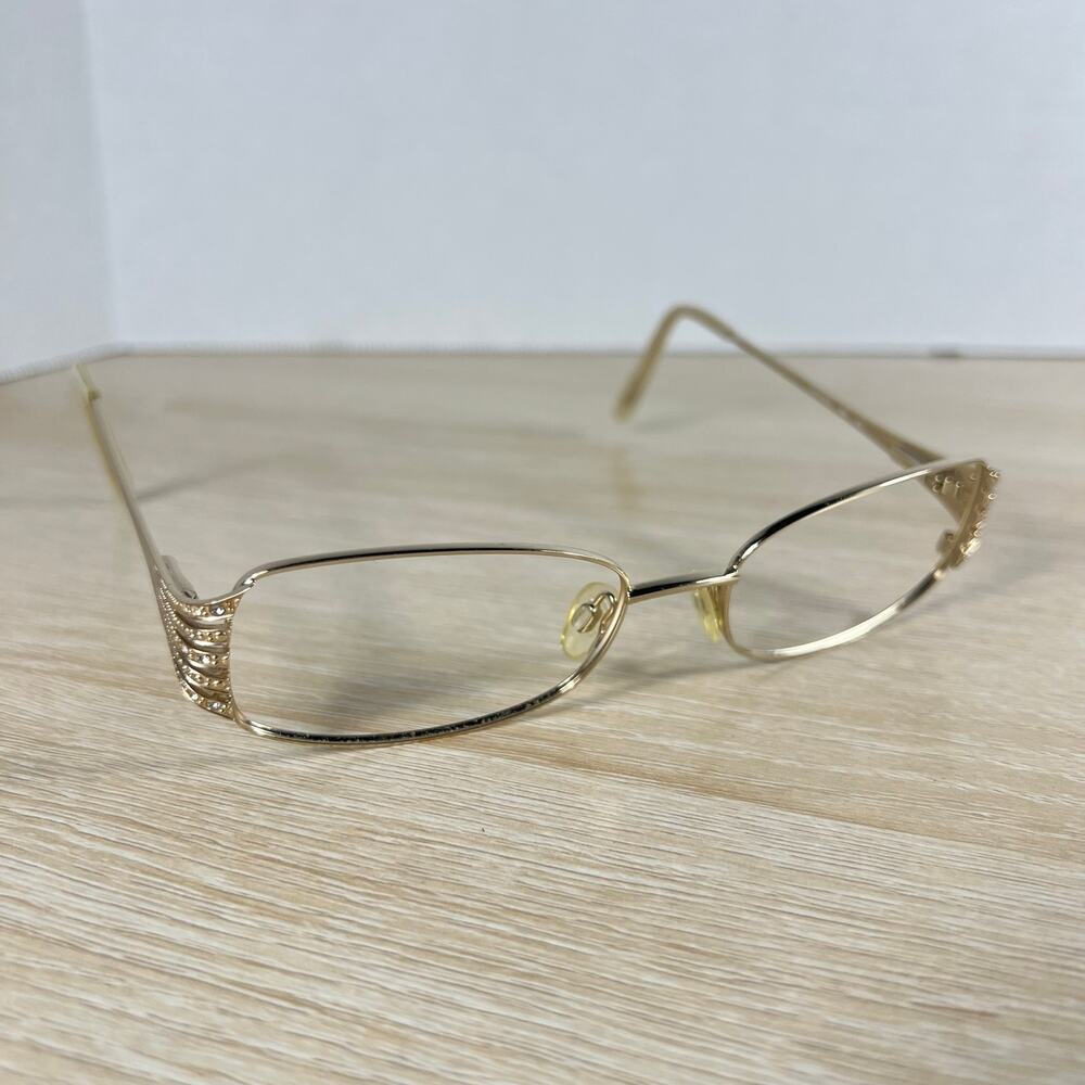 Sophia Loren's Beau Rivage Zyloware 057 Eyeglasses Gold Frames Only 53-17